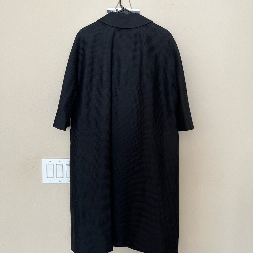 Baldwin Classic Black Trench Coat - Picture 3 of 6